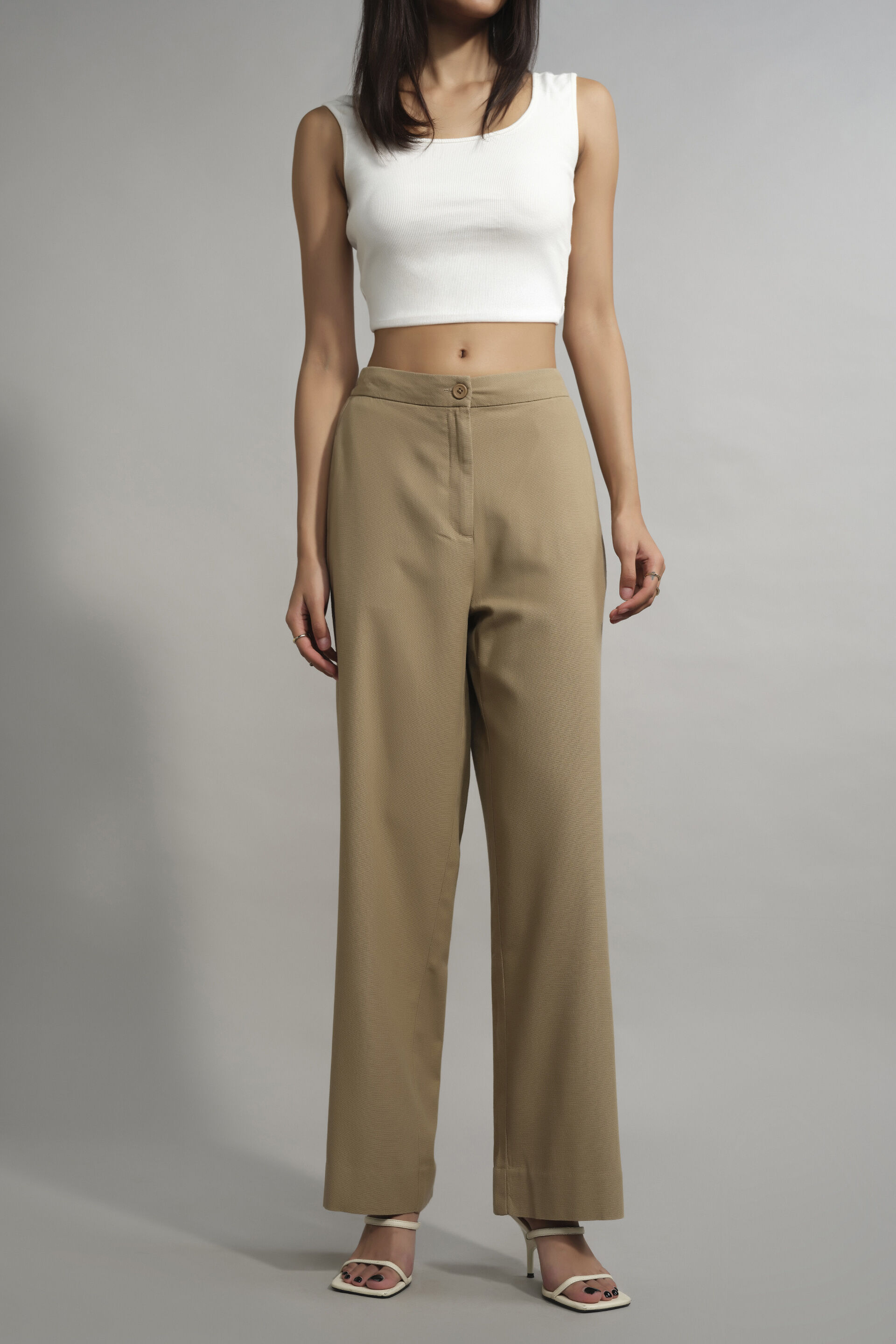 Sun & Sand Camel Flair Pants, Camel, image 2